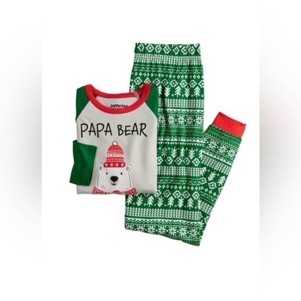 ✨NWT Men’s Jammies for Your Family’s pajama set - papa bear